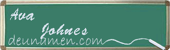 Ava Johnes Visitenkarte